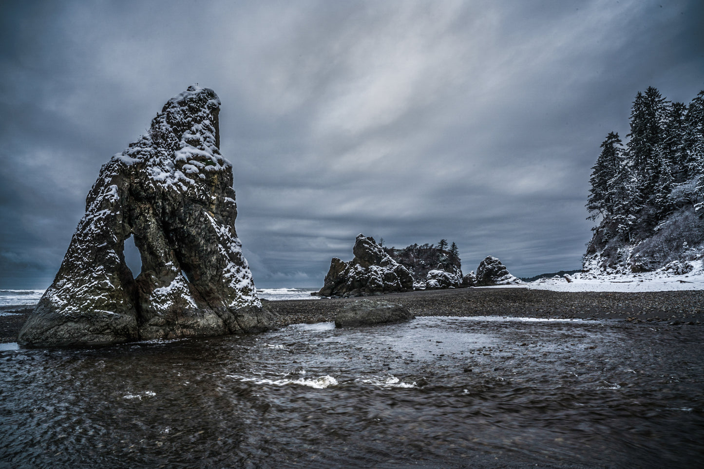 Ruby Beach Snow